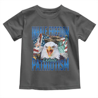 Funny Inhale Freedom Exhale Patriotism Toddler T Shirt American Pride Eagle 4th Of July - Wonder Print Shop