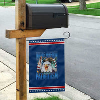 Funny Inhale Freedom Exhale Patriotism Garden Flag American Pride Eagle 4th Of July