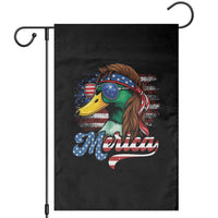 Funny Duck Merica Garden Flag 4th Of July American Flag Patriotic Hunting - Wonder Print Shop