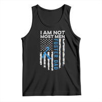 Funny Foster Parent Foster Dad Tank Top I Am Not Most Men American Flag