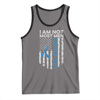 Funny Foster Parent Foster Dad Tank Top I Am Not Most Men American Flag