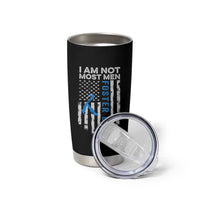 Funny Foster Parent Foster Dad Tumbler Cup I Am Not Most Men American Flag