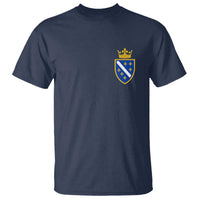 Bosnia and Herzegovina Flag Emblem with Crown T Shirt