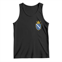 Bosnia and Herzegovina Flag Emblem with Crown Tank Top