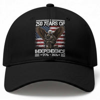 250 Years Of Independence Military Army Baseball Cap 250th Anniversary USA Bald Eagle
