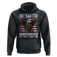 250 Years Of Independence Military Army Hoodie 250th Anniversary USA Bald Eagle
