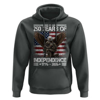 250 Years Of Independence Military Army Hoodie 250th Anniversary USA Bald Eagle