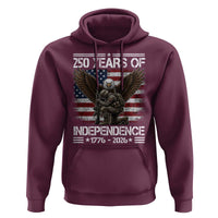 250 Years Of Independence Military Army Hoodie 250th Anniversary USA Bald Eagle