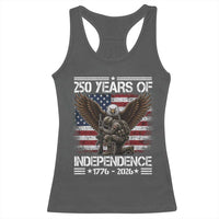 250 Years Of Independence Military Army Racerback Tank Top 250th Anniversary USA Bald Eagle