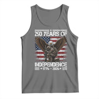 250 Years Of Independence Military Army Tank Top 250th Anniversary USA Bald Eagle