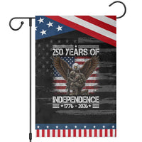250 Years Of Independence Military Army Patriotic Garden Flag 250th Anniversary USA Bald Eagle
