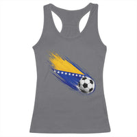 Bosnia and Herzegovina Soccer Lover Bosnian Flag Racerback Tank Top