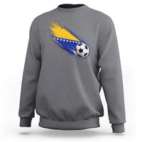 Bosnia and Herzegovina Soccer Lover Bosnian Flag Sweatshirt