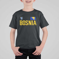 Bosnia and Herzegovina Pride T Shirt For Kid BiH Bosnian Flag Souvenirs