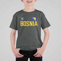 Bosnia and Herzegovina Pride T Shirt For Kid BiH Bosnian Flag Souvenirs