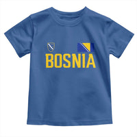 Bosnia and Herzegovina Pride Toddler T Shirt BiH Bosnian Flag Souvenirs
