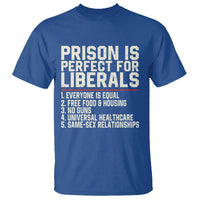 Prison Is Perfect For Liberals T Shirt Funny Anti Liberal Political Quote