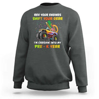 Back To School Sweatshirt Rev Your Engines Shift Your Gear I'm Crashin' Into My Pre - K Year - Wonder Print Shop
