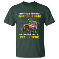 Back To School T Shirt Rev Your Engines Shift Your Gear I'm Crashin' Into My Pre - K Year - Wonder Print Shop