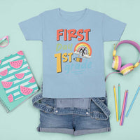 Back To School T Shirt For Kid First Day Of 1st Grade Rainbow - Wonder Print Shop
