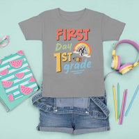 Back To School T Shirt For Kid First Day Of 1st Grade Rainbow - Wonder Print Shop