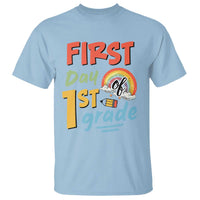 Back To School T Shirt First Day Of 1st Grade Rainbow - Wonder Print Shop