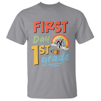 Back To School T Shirt First Day Of 1st Grade Rainbow - Wonder Print Shop