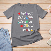 Back To School T Shirt For Women Learn Motivation Quote Apple Book - Wonder Print Shop