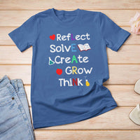 Back To School T Shirt For Women Learn Motivation Quote Apple Book - Wonder Print Shop