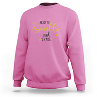 Back To School Sweatshirt Ready To Sparkle 2nd Grade Star Heart - Wonder Print Shop
