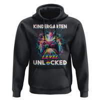 Kindergarten Level Unlocked Hoodie Back To School Game Console - Wonder Print Shop