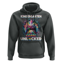 Kindergarten Level Unlocked Hoodie Back To School Game Console - Wonder Print Shop