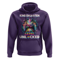 Kindergarten Level Unlocked Hoodie Back To School Game Console - Wonder Print Shop