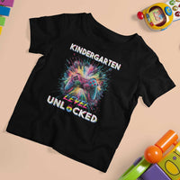 Kindergarten Level Unlocked T Shirt For Kid Back To School Game Console - Wonder Print Shop