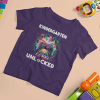 Kindergarten Level Unlocked T Shirt For Kid Back To School Game Console - Wonder Print Shop