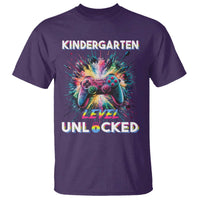 Kindergarten Level Unlocked T Shirt Back To School Game Console - Wonder Print Shop