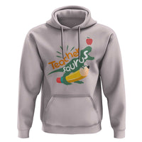 Teacher Saurus Hoodie Back To School Dinosaur Pencil - Wonder Print Shop