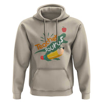 Teacher Saurus Hoodie Back To School Dinosaur Pencil - Wonder Print Shop