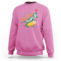 Teacher Saurus Sweatshirt Back To School Dinosaur Pencil - Wonder Print Shop