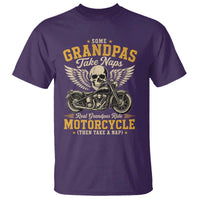 Some Grandpas Take Naps Real Grandpas Ride Motorcycle Then Take Nap T Shirt Funny Grandpa Biker