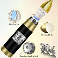 Heated Chivalry Medieval Knights Kissing LGBT Pride Bullet Tumbler