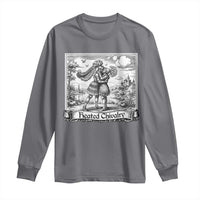 Heated Chivalry Medieval Knights Kissing LGBT Pride Long Sleeve Shirt