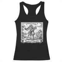 Heated Chivalry Medieval Knights Kissing LGBT Pride Racerback Tank Top