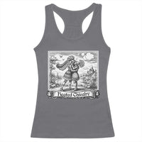 Heated Chivalry Medieval Knights Kissing LGBT Pride Racerback Tank Top