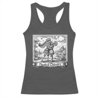 Heated Chivalry Medieval Knights Kissing LGBT Pride Racerback Tank Top