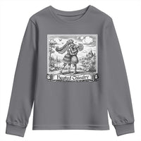 Heated Chivalry Medieval Knights Kissing LGBT Pride Youth Sweatshirt