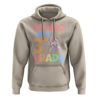 Back To School Unicorn Hoodie Riding Into 3rd Grade Rainbow Star - Wonder Print Shop