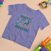 Funny Back To School Sea Animals T Shirt For Kid Ready To Explore 4TH Grade Whale Turtle - Wonder Print Shop