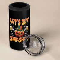 Funny Let's Get Smashed 4 in 1 Can Cooler Tumbler Oktoberfest Pumpkin Beer Tyrolean Hat - Wonder Print Shop