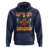 Funny Let's Get Smashed Hoodie Oktoberfest Pumpkin Beer Tyrolean Hat - Wonder Print Shop